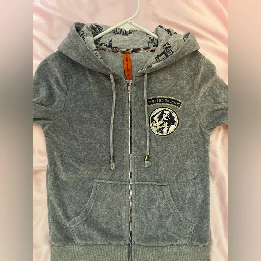 Y2K Velour Zip-Up